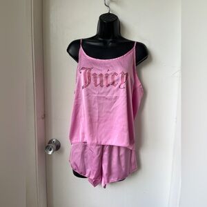 Juicy Couture Woman’s Pink Tank and Shorts Set size L